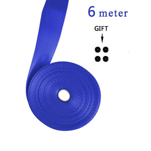 Blue 3M-30M car modified seat belt webbing 3C standard certified child safety belt car accessories - Azbrowse