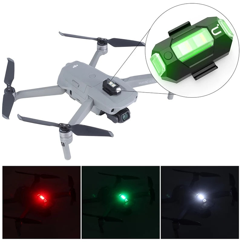 Ulanzi DR-02 for Dji FVP Mavic Air 2 Mini Pro 2 Fimi X8 Mini Accessories Drone Strobe Light Kit Accessories Anti-Collision Light