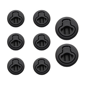 1pcs/2pcs/4pcs/10pcs Round Flush Pull Slam Latch for RV Boat Marine Deck Hatches Lift Pull Handle Non Key Marine Deck Locker - Azbrowse