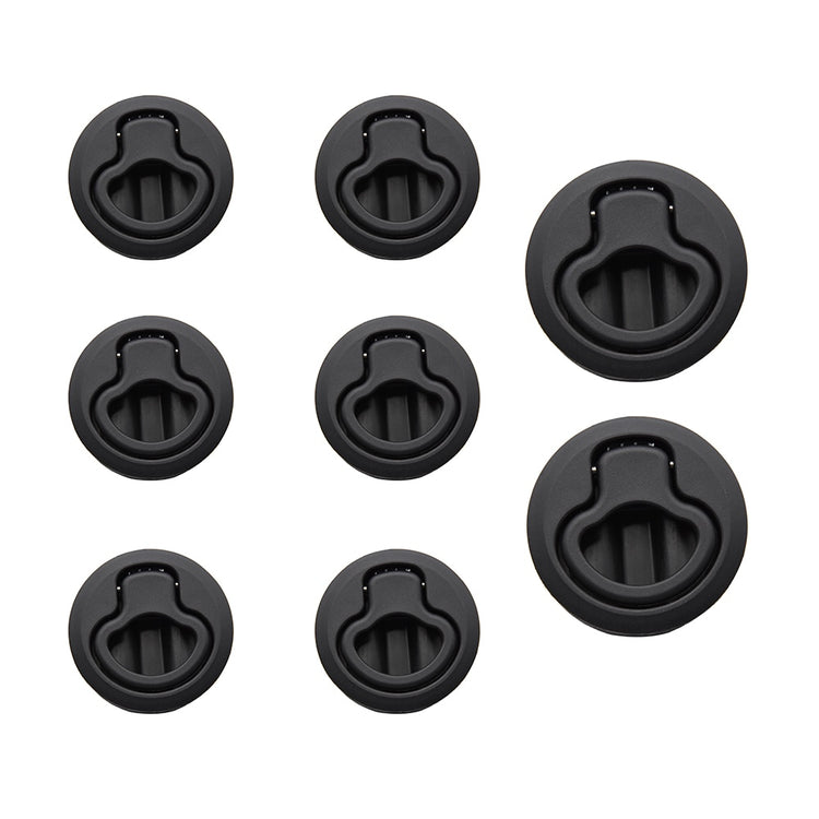1pcs/2pcs/4pcs/10pcs Round Flush Pull Slam Latch for RV Boat Marine Deck Hatches Lift Pull Handle Non Key Marine Deck Locker - Azbrowse