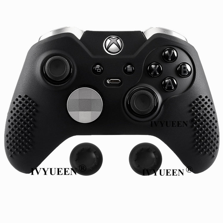 IVYUEEN Anti-Slip Silicone Protective Case Skin for Microsoft Xbox One Elite Controller Cover Thumb Stick Grips Joystick Caps - Azbrowse
