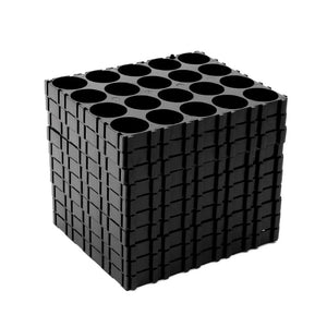10x 18650 Battery 4x5 Cell Spacer Radiating Shell Pack Plastic Heat Holder Black Drop Shipping Support - Azbrowse