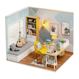 CuteBee Miniatur Furniture for Dolls House Accessories Mini House Toy Hous DIY Dollhouse Kit Gift for Girls Friend Children - Azbrowse