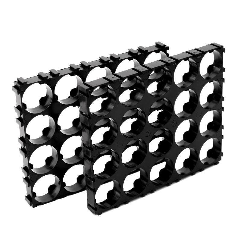10x 18650 Battery 4x5 Cell Spacer Radiating Shell Pack Plastic Heat Holder Black Drop Shipping Support - Azbrowse