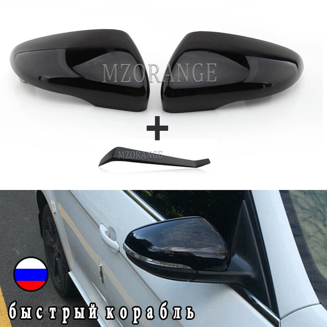 For VW Volkswagen MK6 Golf 6 GTI 2009-2017 2018 2019 Rearview Mirror Caps Cover Rear View Mirrors Case Tools Crowbar Accessories