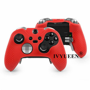 IVYUEEN Anti-Slip Silicone Protective Case Skin for Microsoft Xbox One Elite Controller Cover Thumb Stick Grips Joystick Caps - Azbrowse