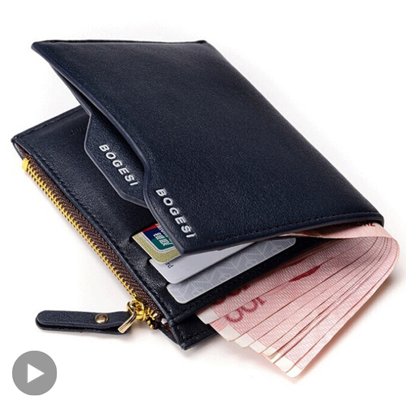 Short Small For Men Wallet Purse Male Bag Coin Money Card Holder Zipper Slim Walet Cuzdan Vallet Portomonee Kashelek Partmone