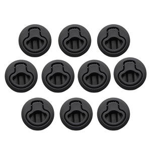 1pcs/2pcs/4pcs/10pcs Round Flush Pull Slam Latch for RV Boat Marine Deck Hatches Lift Pull Handle Non Key Marine Deck Locker - Azbrowse