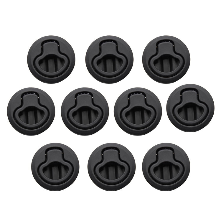 1pcs/2pcs/4pcs/10pcs Round Flush Pull Slam Latch for RV Boat Marine Deck Hatches Lift Pull Handle Non Key Marine Deck Locker - Azbrowse