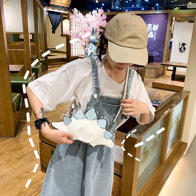 Dinosaur Style Women's Shoulder Bag Purses and Handbags Small Crossbody Bag for Women Casual  Animal Clutch Bag Pu Leather - Azbrowse