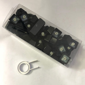 French Keycaps For Mechanical Keyboard Compatible With MX Switches Double Shot Support Led Lighting FrançAis Keycaps AZERTY - Azbrowse