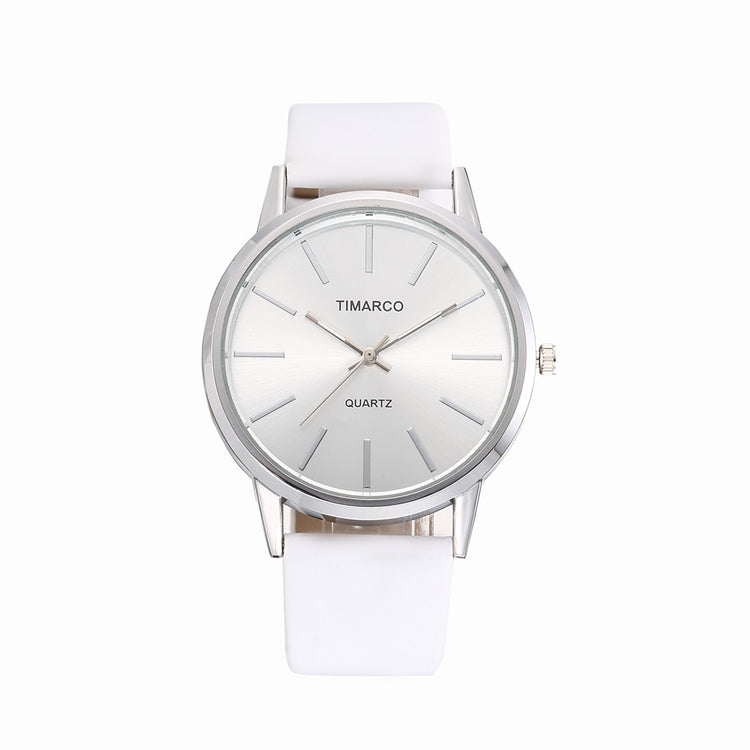 Luxury Women Watches 2023 New Stylish Silver Minimalist Business Ladies Quartz Watch Breathable Leather Steel Clock Reloj Mujer - Azbrowse