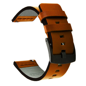 Genuine Leather Strap For Amazfit For Samsung Active 2 40/44mm Gear S3 bracelet Huawei GT/GT2/2e Galaxy watch 4 Classic 3 45/42 - Azbrowse