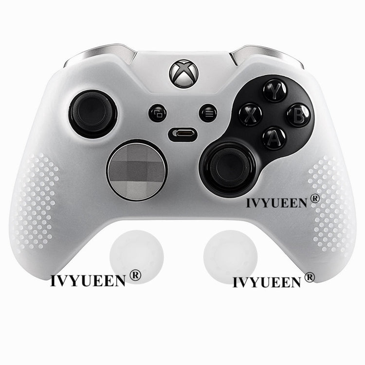 IVYUEEN Anti-Slip Silicone Protective Case Skin for Microsoft Xbox One Elite Controller Cover Thumb Stick Grips Joystick Caps - Azbrowse