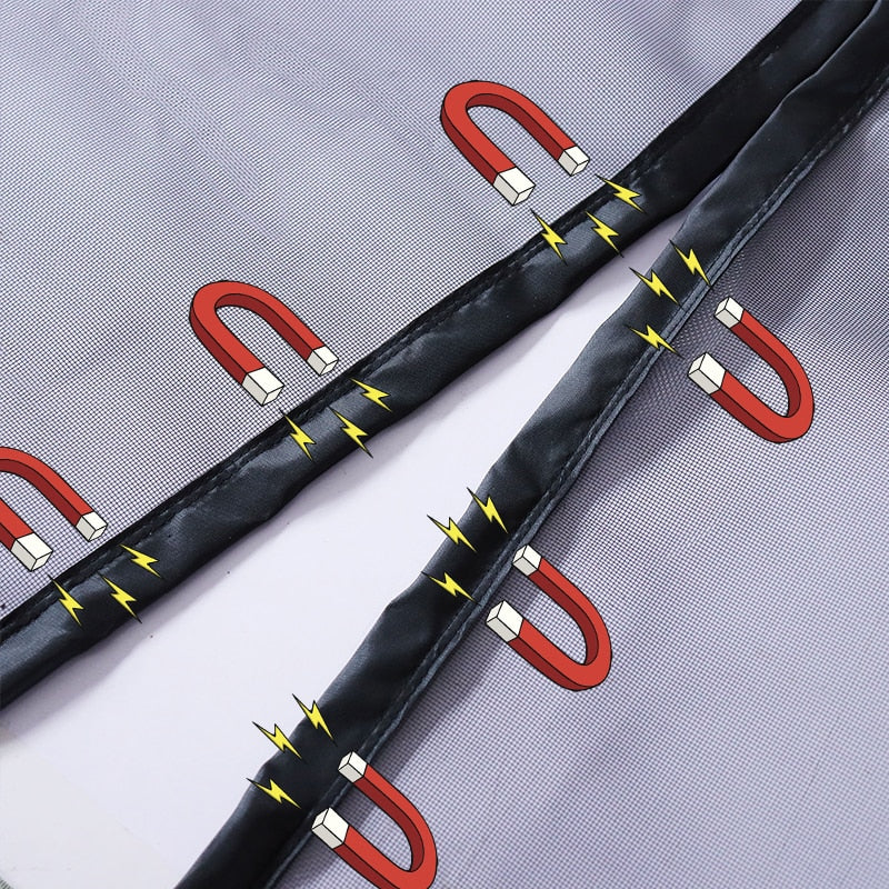 Summer Magnetic Curtains Screen Mesh On The Door Mosquito Net Anti Fly Insect Door Mesh Automatic Closing Size Can Be Customized - Azbrowse