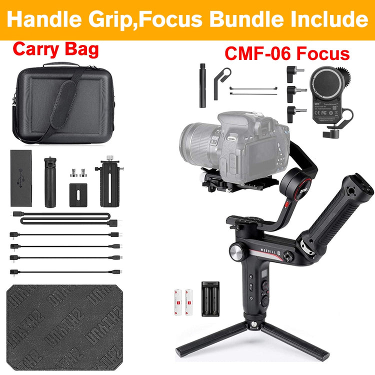 Zhiyun WEEBILL S 3-Axis Gimbal Stabilizer for Mirrorless and DSLR Camera Sony A7 III A6000 Nikon Panasonic GH5 Canon WEEBILL LAB - Azbrowse