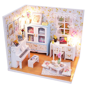 CuteBee Miniatur Furniture for Dolls House Accessories Mini House Toy Hous DIY Dollhouse Kit Gift for Girls Friend Children - Azbrowse