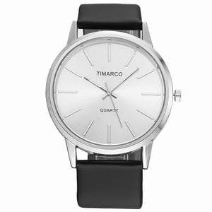 Luxury Women Watches 2023 New Stylish Silver Minimalist Business Ladies Quartz Watch Breathable Leather Steel Clock Reloj Mujer - Azbrowse