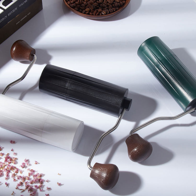 Home Hand Coffee Grinder ABS Grinder American Retro Stainless Steel Coffee Appliance Gift Set Kitchen Tool Coffee Accessories - Azbrowse