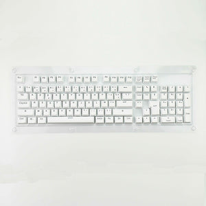 French Keycaps For Mechanical Keyboard Compatible With MX Switches Double Shot Support Led Lighting FrançAis Keycaps AZERTY - Azbrowse