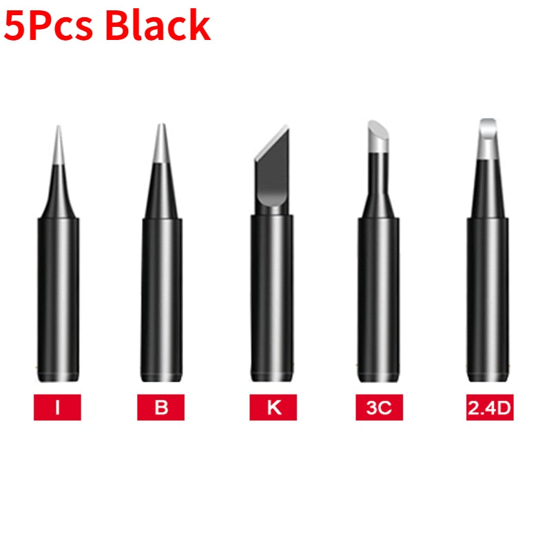 5/10Pcs Electric Soldering Iron Head Tool Copper Welding Head 900M-T-K Pure Copper Soldering Iron Welding Equipment Welding Tool - Azbrowse