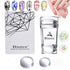 Biutee Transparent Nail Stamper With Scraper Jelly Silicone Stamp For French Nails Manicuring Kits Nail Art Stamping Tool Set
