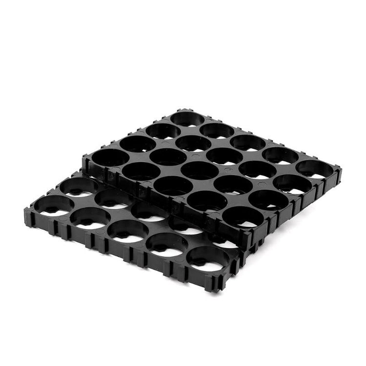 10x 18650 Battery 4x5 Cell Spacer Radiating Shell Pack Plastic Heat Holder Black Drop Shipping Support - Azbrowse