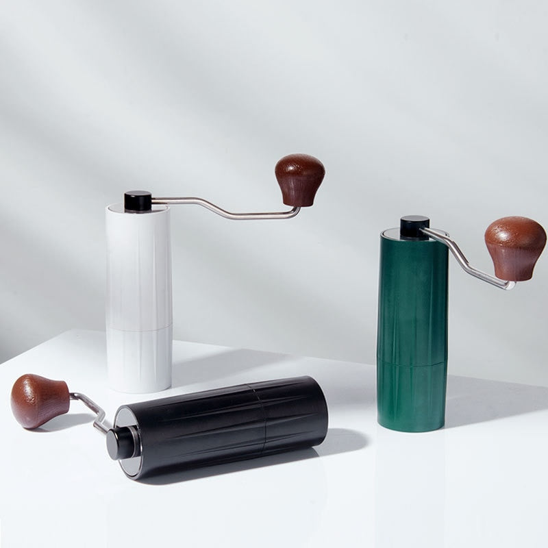 Home Hand Coffee Grinder ABS Grinder American Retro Stainless Steel Coffee Appliance Gift Set Kitchen Tool Coffee Accessories - Azbrowse