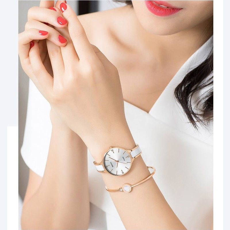 NIBOSI Women Wrist Watch Ceramic Bracelet Watches Ladies Creative Watch For Women Female Clock Relogio Feminino Montre Femme - Azbrowse
