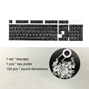 French Keycaps For Mechanical Keyboard Compatible With MX Switches Double Shot Support Led Lighting FrançAis Keycaps AZERTY - Azbrowse