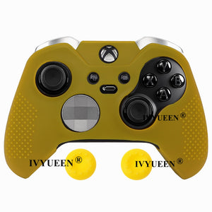 IVYUEEN Anti-Slip Silicone Protective Case Skin for Microsoft Xbox One Elite Controller Cover Thumb Stick Grips Joystick Caps - Azbrowse