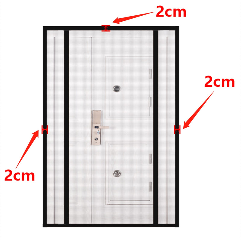 Summer Magnetic Curtains Screen Mesh On The Door Mosquito Net Anti Fly Insect Door Mesh Automatic Closing Size Can Be Customized - Azbrowse