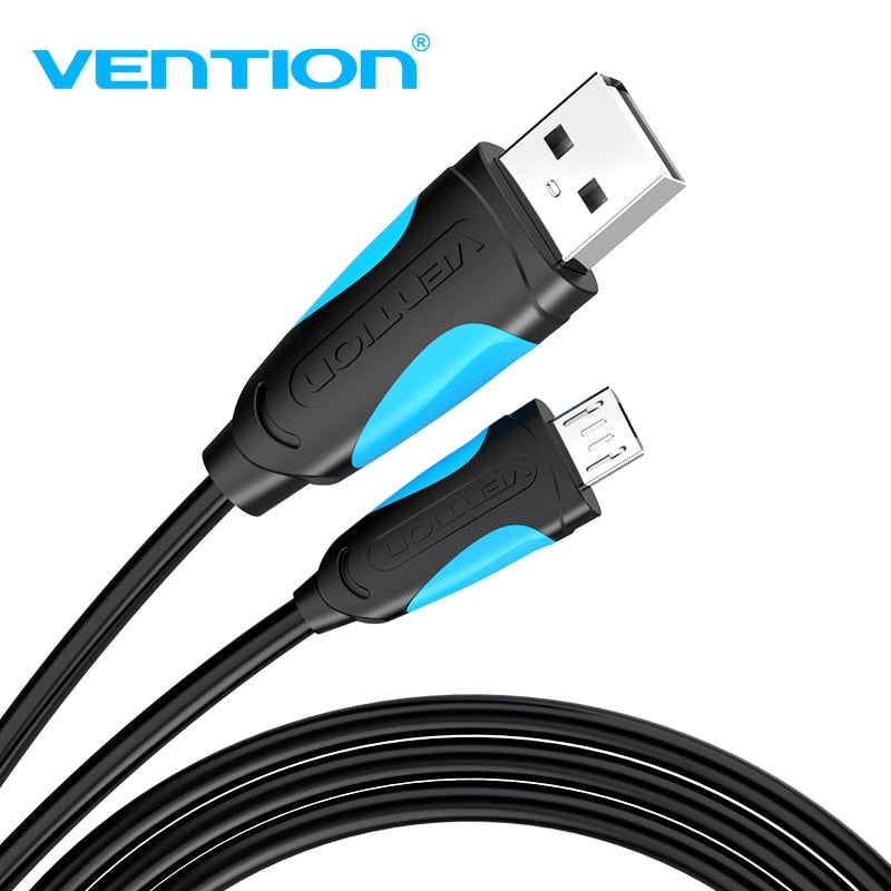 Vention Micro USB Cable Fast Charging Wire for Android Mobile Phone Data Sync Charger Cable 3M 2M 1M For Samsung HTC Xiaomi Sony - Azbrowse
