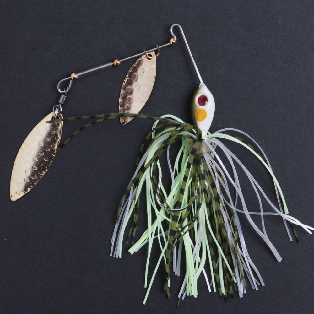 1pcs Spinner Bait 10G 16G Metal Lure Hard Fishing Lure Spinner Lure Spinnerbait Pike Swivel Fish Tackle Wobbler Fish Accessories