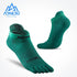 AONIJIE E4109 One Pair Low Cut Socks Quarter Athletic Toe Socks Perfect For Five Toed Barefoot Running Shoes Marathon Race