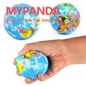Stress Relief World Map Foam Ball Atlas Globe Palm Ball Planet Earth Ball Adult Kids Novelty Funny Gadgets Anti Stress Toys - Azbrowse