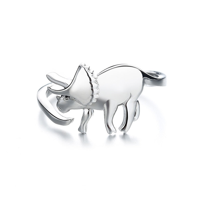 Dinosaur Ring for Women Brontosaurus Stegosaurus Rings Dinosaur Ring Adjustable Ring Gift - Azbrowse