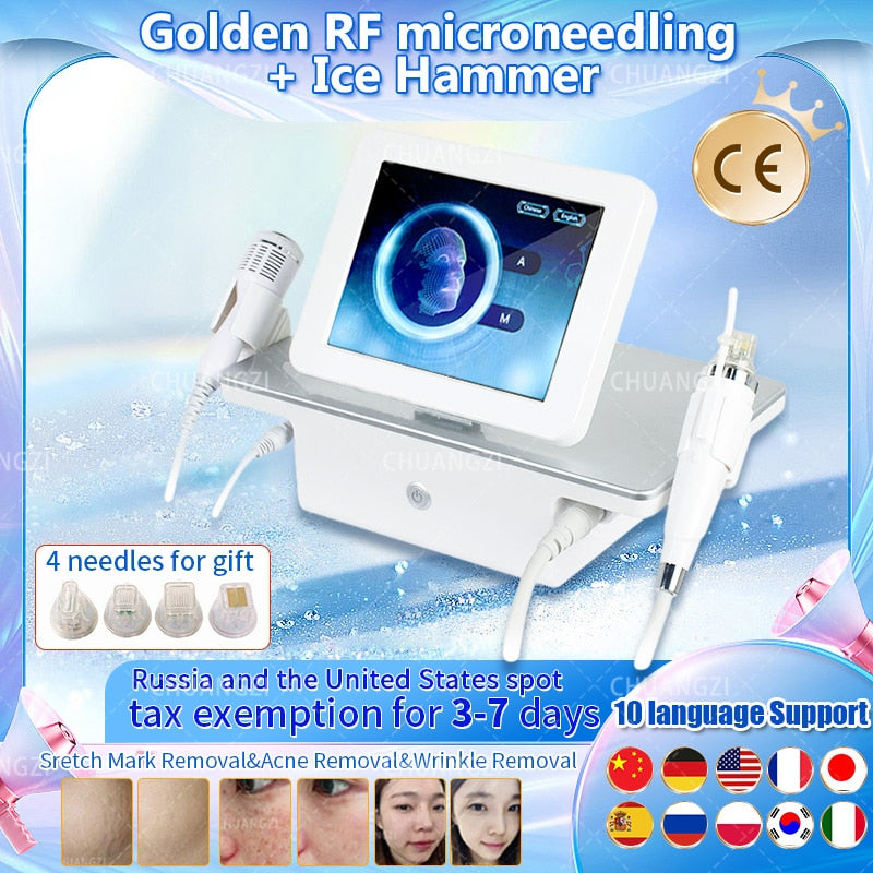 2023 Rf Microneedling Machine Stretch Mark Remover Fractional Micro Needling  Beauty Salon Skin Tight Face Lift BUSINESS EQUI